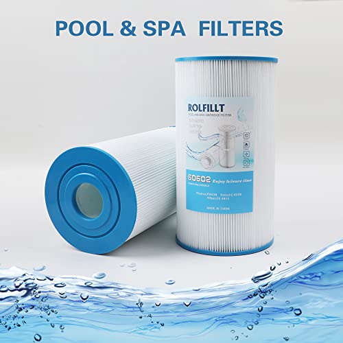 ROLFILLT PWK30 Replaces Hot Spring Spa Filters，Compatible Watkins 31489,Unicel C-6430, Filbur FC-3915, P/N0969601, 71825, 73178, 73250,30 sq.ft. 3 Pack