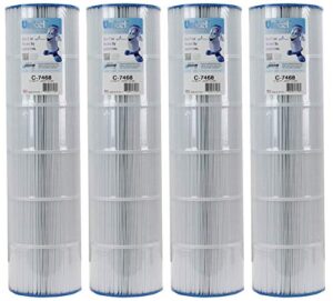 unicel c-7468 swimming pool filter replacement cartridge for jandy cl460 (4 pack)