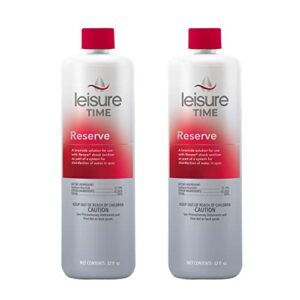 leisure time 45300-02 reserve sanitizer, 1-quart, 2-pack