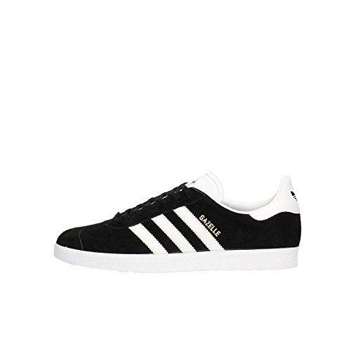 adidas Men's Gazelle Multisport Outdoor Shoes (Core Black/White/Gold Metallic), 8 UK 42 EU