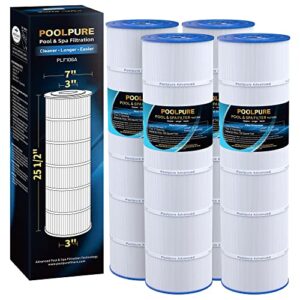 poolpure plf106a filter replaces hayward cx880xre, pleatco pa106-pak4, unicel c-7488, filbur fc-1226, fc-6430, hayward swimclear c4020, c4025, c4030, 4 x 106 sq. ft. filter cartridge 4 pack