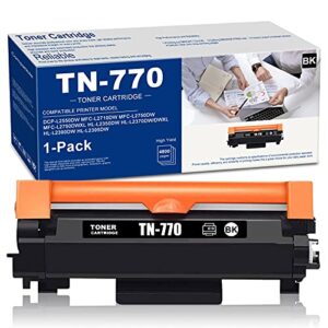 (1-pk,black) tn770 tn-770 compatible high yield toner cartridge replacement for brother dcp-l2550dw mfc- l2710dw l2750dwxl l2750dw hl- l2370dwl 2395dw/dwx l2390dw l2350dw printer, sold by neodaynet.