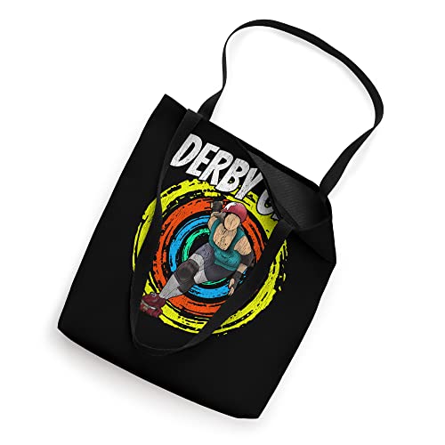 Roller Derby Girl Roller Skater Tote Bag