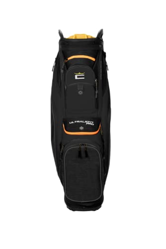 Cobra Golf 2022 Ultralight Pro Cart Bag (Black-Gold Fusion, One Size)