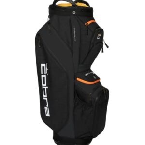 Cobra Golf 2022 Ultralight Pro Cart Bag (Black-Gold Fusion, One Size)