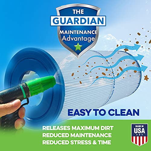 Guardian Filtration - 4 Pack Pool Spa Filter Replacement for Unicel C-7468, Pleatco PJAN 115, Filbur FC-0810 | Compatible with Jandy Industries CL460 / CV460 | Easy to Clean | Model 727-174-04…