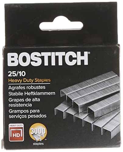 Bostitch 25/10 High-Capacity Staples, 3/8" Leg Length, 3000/Box (1962)