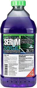 hot tub serum – an epa registered weekly maintenance bio-cleaner/clarifier/conditioner/softener all-in-one 2 liter (24 weekly doses)