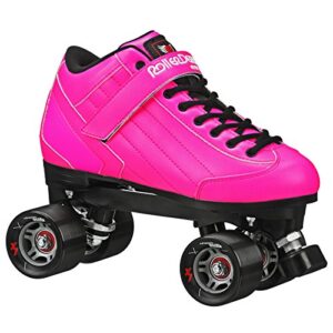 stomp factor 5 black quad skates color pink size 4