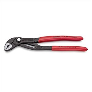 knipex tools – cobra water pump pliers (8701250), red,10-inch