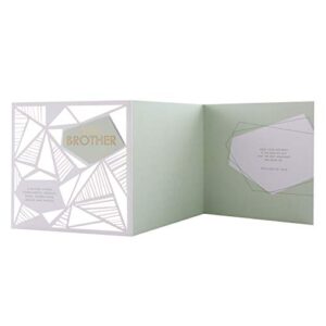 Hallmark Birthday Card for Brother from Geometric Laser-cut Design