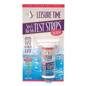 leisure time 45010a test strips chemical tester for spas and hot tubs, assorted