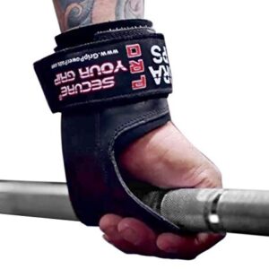 Cobra Grips PRO Weight Lifting Gloves Heavy Duty Straps Alternative to Power Lifting Hooks for Deadlifts with Built in Adjustable Neoprene Padded Wrist Wrap Support Bodybuilding