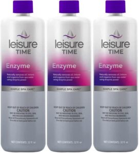 enzyme leisure time spa 32oz – 3 pack