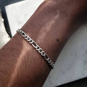 JoycuFF To My Brother Gift,Bracelet for Brother,Christmas Gift for Brother,Chain Bracelet for Men,Chain Bracelet Gift for Brother From Sister Brother,Hip Hop Men Gifts,10 mm Width,7.5 Inches Length