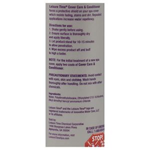 Leisure Time 3192A Cover Care and Conditioner Spa Maintenance, 16 fl oz