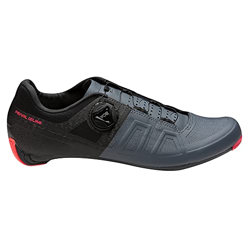 PEARL IZUMI Women's Attack Road Cycling Shoe, Black/Atomic Red, 36.5