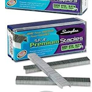 Swingline Staples, S.F. 4, Premium, 1/4" Length, 210/Strip, 5000/Box, Bundle of 2 Box = 10,000 Staples (35450)