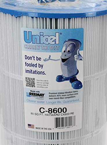 Unicel C-8600 Filter Cartridges Hayward Star Clear II C1500 CX800RE PA80 (4Pack)