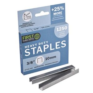 FGS Heavy Duty Staples | 3/8" 10mm | 1,250 Pack | Universal Fit | T50 |