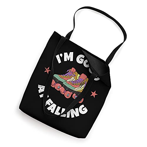 I'm Good At Falling Funny Roller Derby Tote Bag