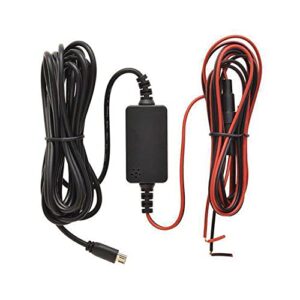 cobra 2.5a micro usb hardwire kit for dash cams – for cobra sc series dash cameras (sc 100, sc 200, sc 201, sc 200d), 15ft cable, enables parking mode and motion detection features (select models)