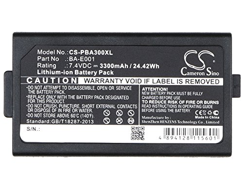 Battery BA-E001 Replacement for Brother PT-E300, PT-E500, PT-E550W, PT-H300, PT-H300LI, PT-H500LI, P-Touch H300/LI, PT-P750W