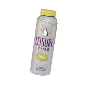 LEISURE TIME Jet Clean Simple Spa Care Jetted Tub Cleaner Spa Maintenance (45450A),16 Ounces (New Version)