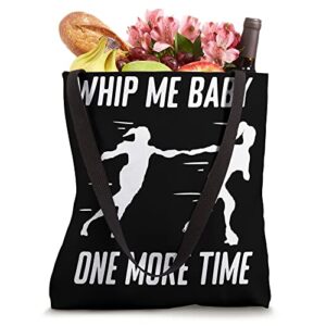 Funny Roller Derby Skater Whip Me Baby One More Time Skating Tote Bag