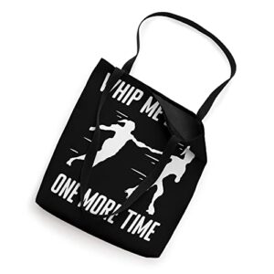 Funny Roller Derby Skater Whip Me Baby One More Time Skating Tote Bag