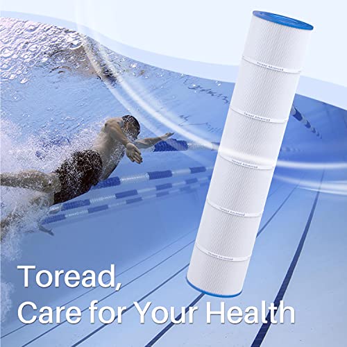 TOREAD PJAN145 Pool Filter Replaces Jandy CL580, CV580, Unicel C-7482, Filbur FC-0820, A0104100, R0357900, Filbur FC-6415, SD-01109, 145 sqft Filter Cartridge 4 Pack