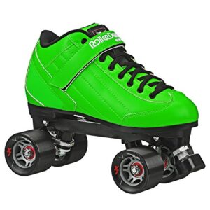 roller derby stomp 5 roller skates size: 5 green