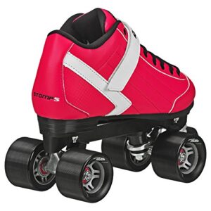 Stomp Factor 5 Black Quad Skates Color Red Size 4