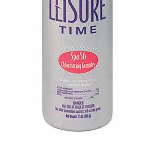 Leisure Time 22337A Spa 56 Chlorinating Granules Bottle for Spas and Hot Tubs