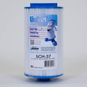 Unicel 5CH-37 Replacement 5.3 x 9 Inch Swimming Pool Hot Tub Spa Filter Cartridge for Aquaterra 303279 Spa Filter