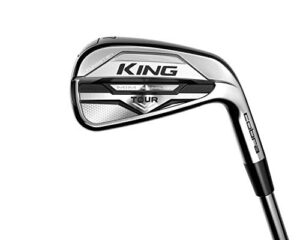 cobra golf 2021 king mim tour iron set chrome (men’s right hand, kbs $ taper 120, stiff flex, 4-pw)