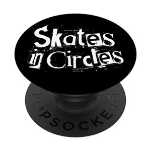 skates in circles – roller derby popsockets popgrip: swappable grip for phones & tablets