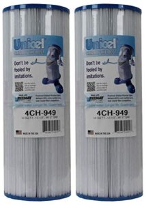 2) new unicel 4ch-949 pool spa waterway replacement filter cartridges 50 sq ft