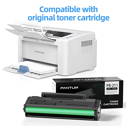 Pantum P2502W Black and White Laser Printer with Wireless Printing, Compact Size, 23 Pages per Minute (V5J87A)