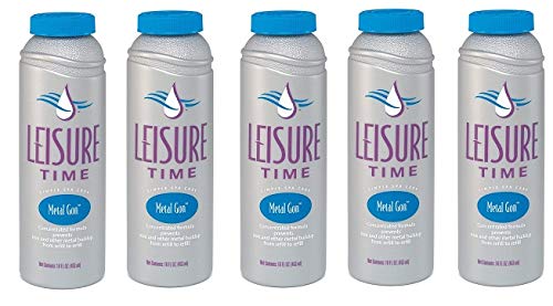 LEISURE TIME D Metal Gon Protection for Spas and Hot Tubs, 16 fl oz (Fіvе Расk)