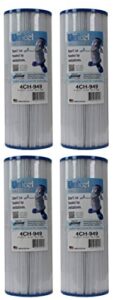 4) new unicel 4ch-949 pool spa waterway replacement filter cartridges 50 sq ft