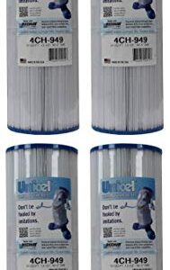 4) New Unicel 4CH-949 Pool Spa Waterway Replacement Filter Cartridges 50 Sq Ft