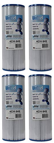 4) New Unicel 4CH-949 Pool Spa Waterway Replacement Filter Cartridges 50 Sq Ft