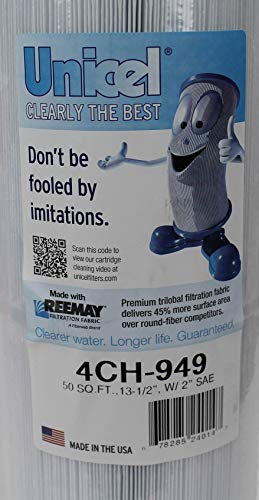 4) New Unicel 4CH-949 Pool Spa Waterway Replacement Filter Cartridges 50 Sq Ft