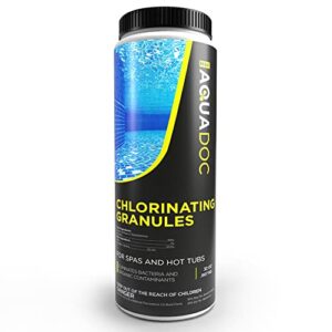 AquaDoc | Spa Chlorine Granules for Hot tub - Spa Sanitizing Granules for Hot Tubs - Recommended Chlorine for spa - Granulated Chlorine for hot tub and spa - Hot Tub Chlorinating Granules