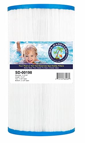 Spa-Daddy SD-00198 Filter - Rainbow Dynamic 35 | Dynamic Series IV - DFM | DFML | Waterway 35 | in-Line - Replaces PRB35-IN | FC-2385 | C-4335