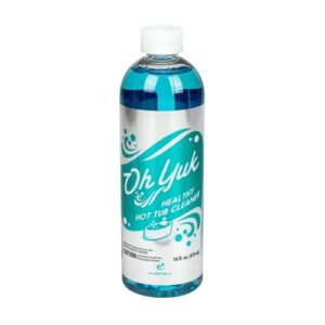 oh yuk healthy hot tub cleaner, the most effective hot tub cleaner for indoor and outdoor hot tubs and spas – 16 ounces