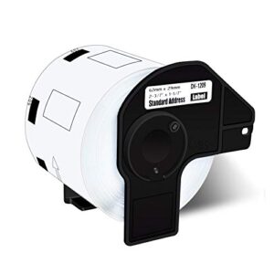 NineLeaf (20 Roll /800 Labels per Roll) Die-Cut Small Address Labels with Cartridge Compatible for Brother DK-1209 DK1209 29mm x 62mm (1-1/7" x 2-3/7") White Paper use in QL Label Printers