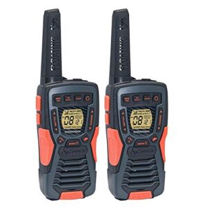 cobra acxt1035r flt floating walkie talkies for adults – waterproof, rechargeable, long range up to 37-mile two way radio with noaa weather alert & vox, ( 2 pack )