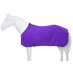 tough 1 soft fleece blanket liner/sheet, purple, x-large